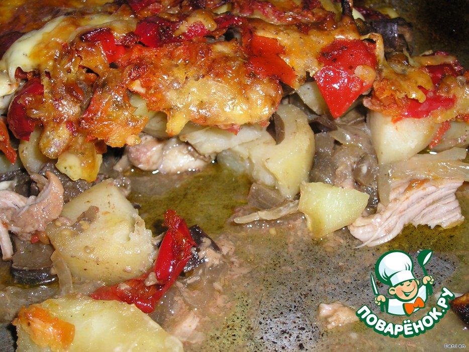 Зимнее мяско по-французски